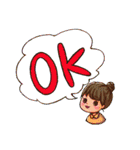 実家暮らし女・普段用スタンプ（個別スタンプ：10）