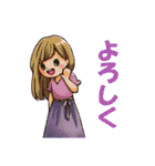 実家暮らし女・普段用スタンプ（個別スタンプ：20）