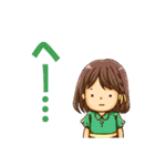 実家暮らし女・普段用スタンプ（個別スタンプ：38）
