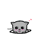 ちる猫スタンプ（個別スタンプ：3）