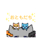 ちる猫スタンプ（個別スタンプ：11）