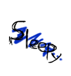 落書き風挨拶（個別スタンプ：16）