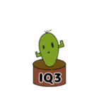 サボテンのIQは3（個別スタンプ：1）