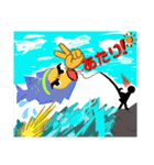 キャラクターアクション (修正版)（個別スタンプ：8）