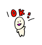 ゆるい人間くんの日常（個別スタンプ：1）
