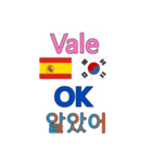 90°8-スペイン - 韓国 - 英語 -（個別スタンプ：28）