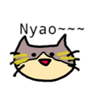 Nekoすた②日本語と英語（個別スタンプ：32）