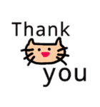 Nekoすた②日本語と英語（個別スタンプ：37）