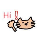 Nekoすた②日本語と英語（個別スタンプ：39）