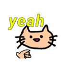 Nekoすた②日本語と英語（個別スタンプ：40）