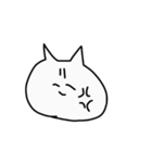 シュールなねこさん達（個別スタンプ：17）