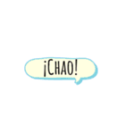 シンプルスペイン語（個別スタンプ：1）