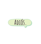 シンプルスペイン語（個別スタンプ：2）