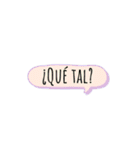 シンプルスペイン語（個別スタンプ：3）