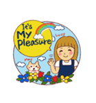 かわいい犬との毎日アメリカンスタンプ（個別スタンプ：3）