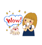かわいい犬との毎日アメリカンスタンプ（個別スタンプ：7）