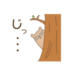のんびりネコと森の生活 with くまさん（個別スタンプ：3）