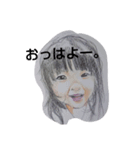 娘のリアル顔（個別スタンプ：22）
