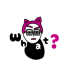 ねこ+ねこスタンプ（個別スタンプ：3）