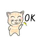ダンボール色のねこ（個別スタンプ：14）