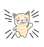 ダンボール色のねこ（個別スタンプ：21）