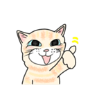 ダンボール色のねこ（個別スタンプ：24）