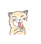 ダンボール色のねこ（個別スタンプ：26）