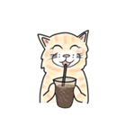 ダンボール色のねこ（個別スタンプ：28）