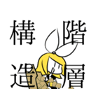 ノリで乗り切る鏡音リンちゃん（個別スタンプ：37）