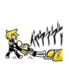 ノリで乗り切る鏡音リンちゃん（個別スタンプ：40）