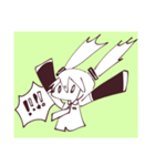 シュールな巡音ルカと仲間たち（個別スタンプ：3）