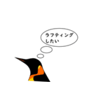 夏にペンギンが考えること（個別スタンプ：32）