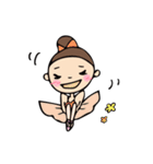 かわいいバレリーナ（個別スタンプ：15）