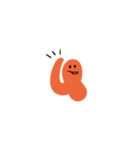 fluffy man :-)（個別スタンプ：6）