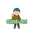 日本百名山 登山男子 上信越0125c（個別スタンプ：23）