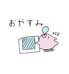 【手書き】ブビット（個別スタンプ：4）