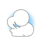 かわいすぎない 普段使いの しろいの（個別スタンプ：34）