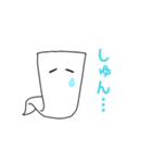 ゆる〜い白おばけ（個別スタンプ：6）