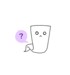 ゆる〜い白おばけ（個別スタンプ：9）
