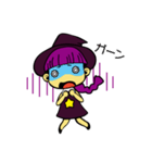 毎日使える魔女っ子スタンプ（個別スタンプ：4）