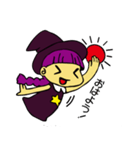 毎日使える魔女っ子スタンプ（個別スタンプ：5）