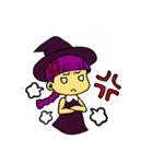 毎日使える魔女っ子スタンプ（個別スタンプ：8）