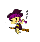 毎日使える魔女っ子スタンプ（個別スタンプ：14）