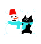 黒ねこちゃんスタンプ（個別スタンプ：13）