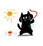 黒ねこちゃんスタンプ（個別スタンプ：25）