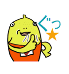 きりんくんと魚人さん（個別スタンプ：6）