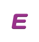 カラフルABC数字（個別スタンプ：5）