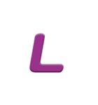 カラフルABC数字（個別スタンプ：12）