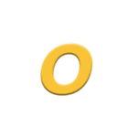 カラフルABC数字（個別スタンプ：15）