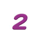 カラフルABC数字（個別スタンプ：28）